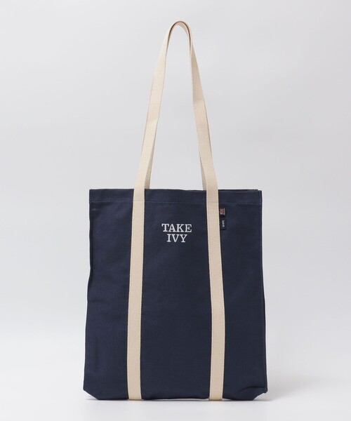 SHIPS（シップス）の「SHIPS×TAKE IVY:『TAKE NVY』INTER-VARSITYトートバッグ（トートバッグ・メンズ・ワイン/グリーン/キャメル/ロイヤルブルー/ネイビー・ONE SIZE）」の9枚目の写真