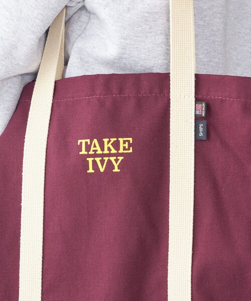 SHIPS（シップス）の「SHIPS×TAKE IVY:『TAKE NVY』INTER-VARSITYトートバッグ（トートバッグ・メンズ・ワイン/グリーン/キャメル/ロイヤルブルー/ネイビー・ONE SIZE）」の19枚目の写真