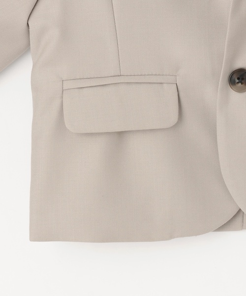 petit main(プティマイン)の「【セミフォーマル】JK+ハーフパンツセット(スーツセット・キッズ・ライトグレー/チャコール・130cm/110cm/120cm/90cm/100cm)」の13枚目の写真