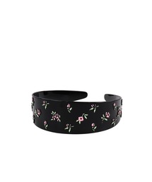 YVMIN(C~)HAND-PAINTED FLORAL WIDE HAIR BAND(wAoh)