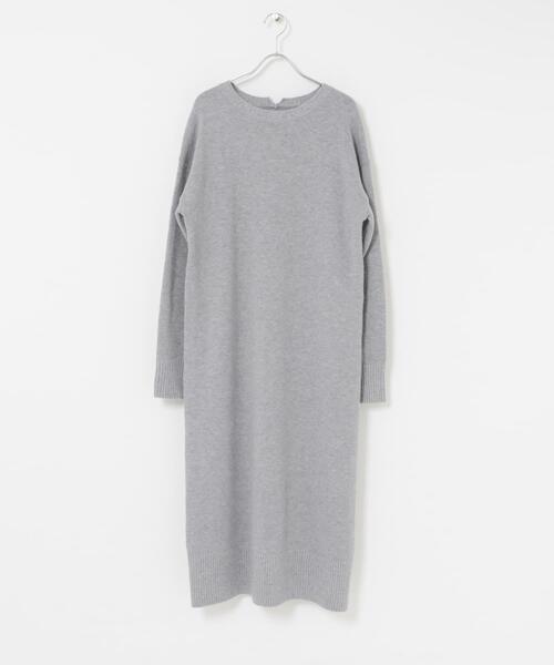 ITEMS URBANRESEARCH（アイテムズ アーバンリサーチ）の「ループニットベストセットワンピース（ワンピース・レディース・グレー/イエロー系その他/ブラウン・FREE）」の10枚目の写真