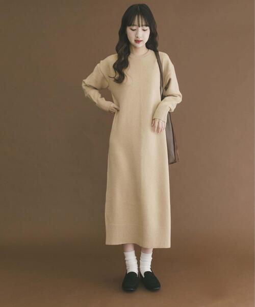 アーバンリサーチ ループニットベストセットワンピース アイボリー セール】ループニットベストセットワンピース（ワンピース）｜ITEMS