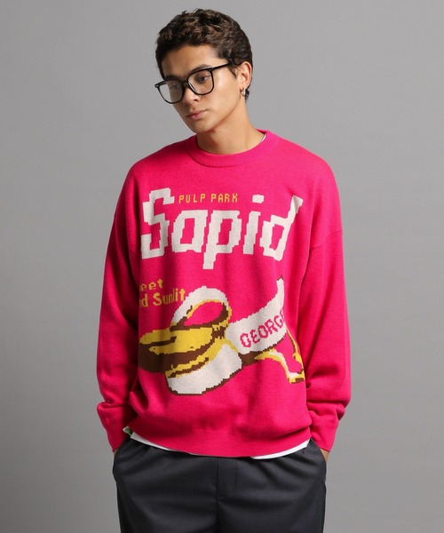 GEORGE'S(ジョージズ)の「フルーツアソートニット(ニット/セーター・メンズ・ピンク/レッド/グリーン/ブルー・MEDIUM/LARGE)」の9枚目の写真