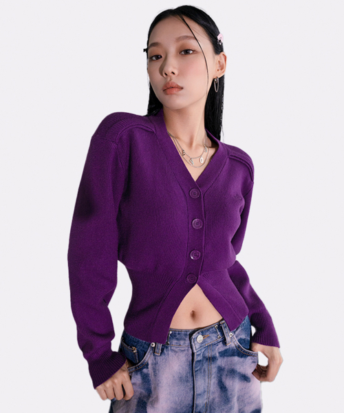 AVANDRESS(アバンドレス )の「Balloon Ribbed Cardigan CHARCOAL(カーディガン/ボレロ・レディース・その他・MEDIUM/SMALL)」の5枚目の写真