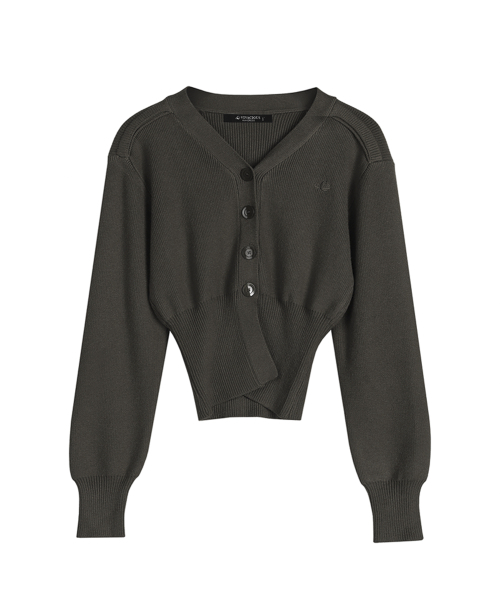 AVANDRESS(アバンドレス )の「Balloon Ribbed Cardigan CHARCOAL(カーディガン/ボレロ・レディース・その他・MEDIUM/SMALL)」の7枚目の写真