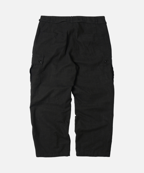 FRIZMWORKS(フリズムワークス)の「LINEN CARGO PARACHUTE PANTS _ BLACK(その他パンツ・メンズ・その他・MEDIUM/LARGE/X-LARGE)」の3枚目の写真