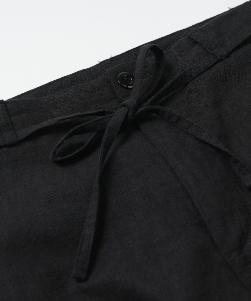 FRIZMWORKS(フリズムワークス)の「LINEN CARGO PARACHUTE PANTS _ BLACK(その他パンツ・メンズ・その他・MEDIUM/LARGE/X-LARGE)」の5枚目の写真