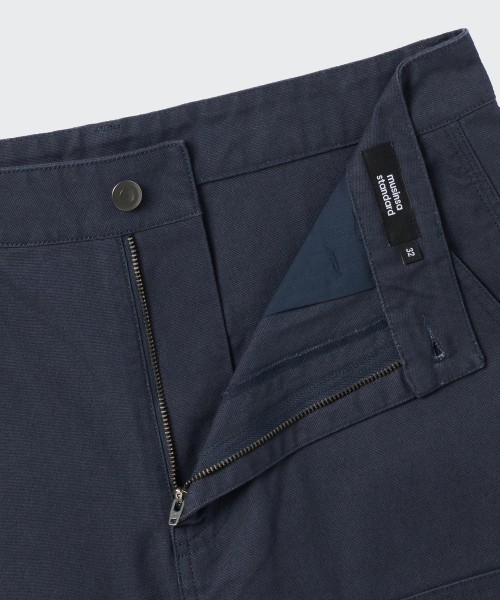 MUSINSA STANDARD（ムシンサスタンダード）の「キャンバスワイドダブルニーカーペンターパンツ [アイアングレー]（その他パンツ・メンズ・その他・40/31/33/26/27/28/29/38/42/36/34/32/30）」の3枚目の写真