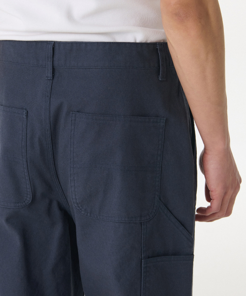 MUSINSA STANDARD（ムシンサスタンダード）の「キャンバスワイドダブルニーカーペンターパンツ [アイアングレー]（その他パンツ・メンズ・その他・40/31/33/26/27/28/29/38/42/36/34/32/30）」の6枚目の写真