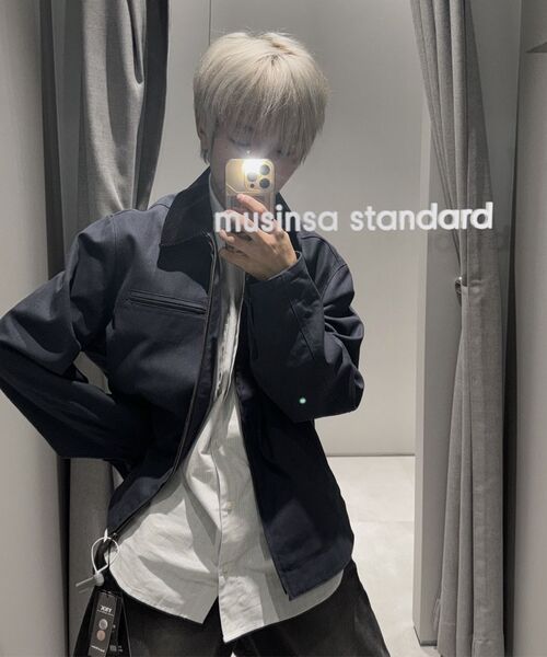 MUSINSA STANDARD（ムシンサスタンダード）の「ビッグブラシバルーンデニムパンツ[ブラック]（デニムパンツ・メンズ・その他・40/38/42/36/34/32/30/31/33/26/28/29/27）」の22枚目の写真