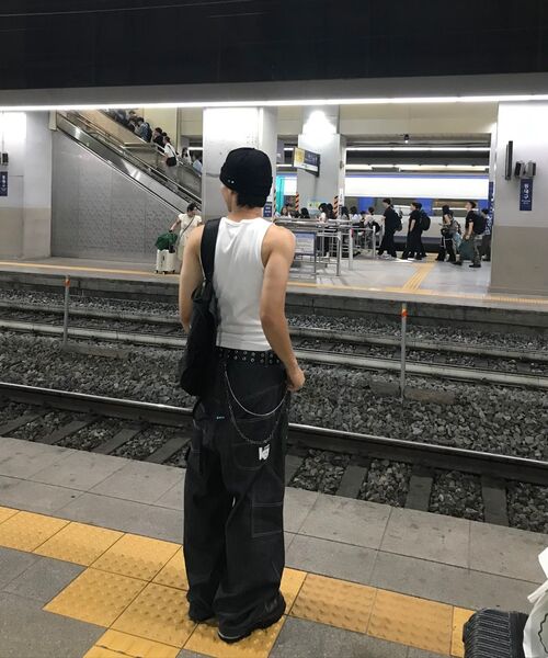 MUSINSA STANDARD（ムシンサスタンダード）の「エッセンシャルタンクトップ [ホワイト]（Tシャツ/カットソー・メンズ・その他・XXX-LARGE/LARGE/MEDIUM/SMALL/X-LARGE/XX-LARGE）」の15枚目の写真