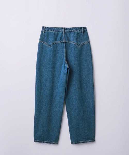 【SLICK/スリック】13oz Western Seams Baggy Denim Pants / 13オンスウエスタンシームバギーデニムパンツ/ テーパード