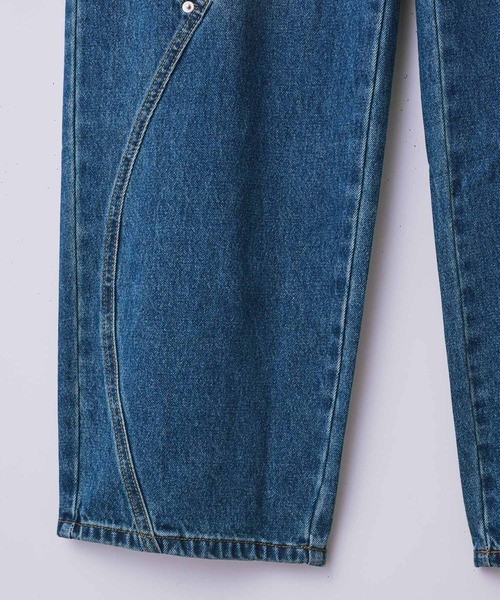 【SLICK/スリック】13oz Western Seams Baggy Denim Pants / 13オンスウエスタンシームバギーデニムパンツ/ テーパード