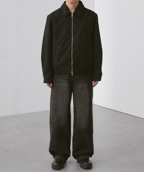 【SLICK/スリック】13oz Western Seams Baggy Denim Pants / 13オンスウエスタンシームバギーデニムパンツ/ テーパード