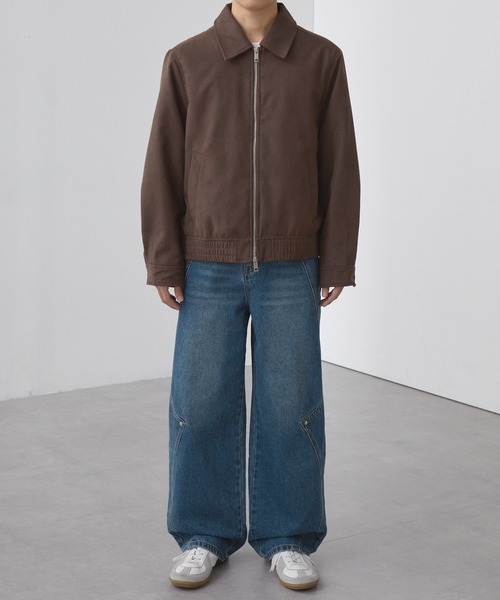 【SLICK/スリック】13oz Western Seams Baggy Denim Pants / 13オンスウエスタンシームバギーデニムパンツ/ テーパード