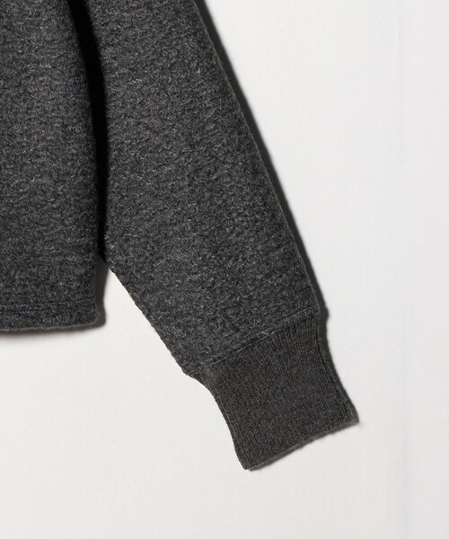 A DAY IN THE LIFE UNITED ARROWS(アデイインザライフユナイテッドアローズ)の「ブークレ ハーフジップ プルオーバー <A DAY IN THE LIFE>(スウェット・レディース・ダークグレー/オフホワイト・FREE)」の12枚目の写真