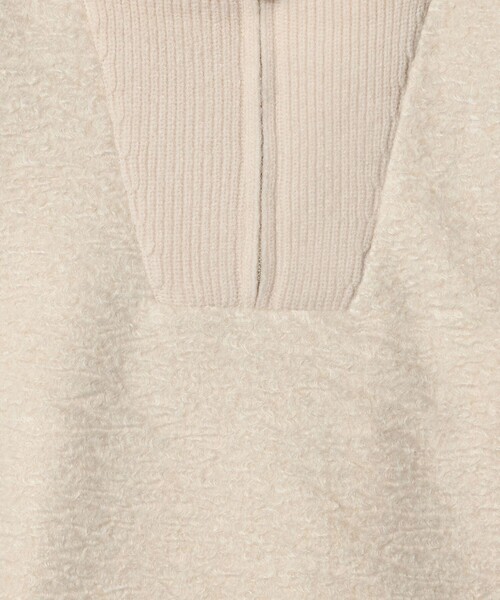A DAY IN THE LIFE UNITED ARROWS(アデイインザライフユナイテッドアローズ)の「ブークレ ハーフジップ プルオーバー <A DAY IN THE LIFE>(スウェット・レディース・ダークグレー/オフホワイト・FREE)」の16枚目の写真