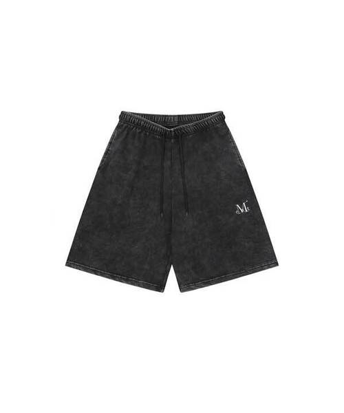 MUCENT(ムセント)の「イーズピグメントウォッシングバンディングバミューダハーフパンツ 男女共用 (3カラー)(その他パンツ・レディース・ブラック/スカイブルー/カーキ・FREE/1)」の1枚目の写真