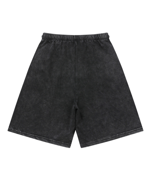 MUCENT(ムセント)の「イーズピグメントウォッシングバンディングバミューダハーフパンツ 男女共用 (3カラー)(その他パンツ・レディース・ブラック/スカイブルー/カーキ・FREE/1)」の4枚目の写真