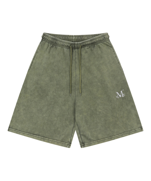 MUCENT(ムセント)の「イーズピグメントウォッシングバンディングバミューダハーフパンツ 男女共用 (3カラー)(その他パンツ・レディース・ブラック/スカイブルー/カーキ・FREE/1)」の7枚目の写真