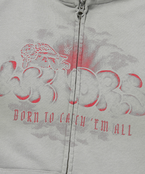 WKNDRS(ウィーキャンドース)の「ANGEL ZIPUP HOODIE (GREY)(パーカー・レディース・その他・X-LARGE/MEDIUM/LARGE)」の6枚目の写真