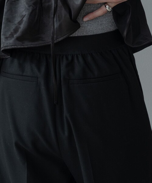 GALLEST（ギャレスト）の「Comfy SET UP｜イージーストレートスラックス【セットアップ対応／通勤／カセット服】（その他パンツ・レディース・ダークグレー/ブラック/ブラウン系・34/36/38/40）」の21枚目の写真