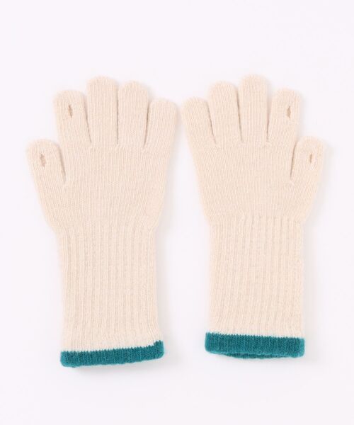 aimoha（アイモハ）の「【aimoha-KIDS-】キッズ アームウォーマーニットグローブ（手袋・キッズ・オフホワイト/グレー/ピンク/ブラウン・FREE）」の5枚目の写真