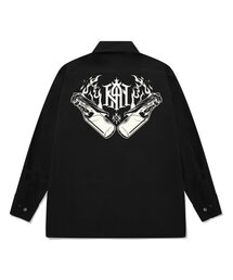 KAN6312（カン6312）の「KWJB0116 レボリューショナリー ワークジャケット ブラック（デニムジャケット）」