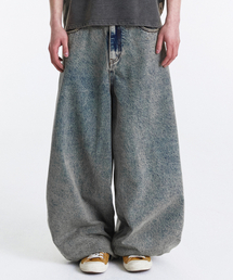 KICHUL（キチョル）の「BALLOON FIT DENIM PANTS (INDIGO YELLOW TIN)（デニムパンツ）」