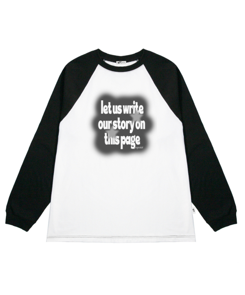 PAGESIISII(ページシシ)の「グラデーションストーリープリントオーバーサイズロングスリーブブラック(Tシャツ/カットソー・レディース・その他・MEDIUM/LARGE)」の2枚目の写真