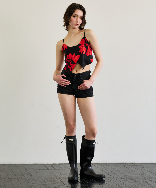 ARI（アリ）の「FLUTTER TOP / RED（シャツ/ブラウス・レディース・レッド・FREE）」の5枚目の写真