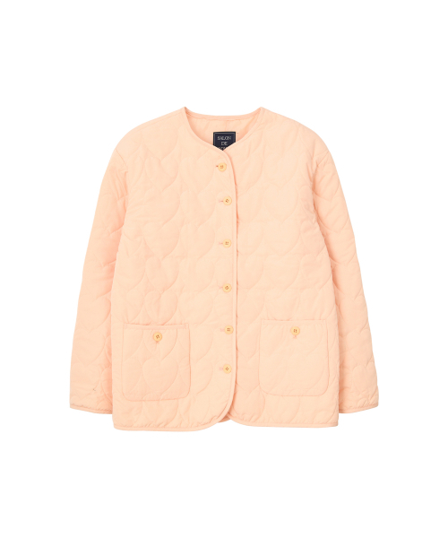 SALON DE YOHN(サロンドヨーン)の「Heart Quilting Jacket_ Peach(その他アウター・レディース・その他・SMALL/MEDIUM)」の4枚目の写真