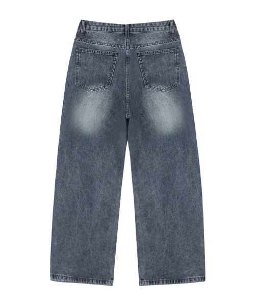 RANDOMOFF（ランダムオフ）の「BTB : SERENO WASHING JEANS [STEEL BLUE]（デニムパンツ・レディース・ライトブルー・MEDIUM/LARGE/X-LARGE/X-SMALL/SMALL）」の4枚目の写真