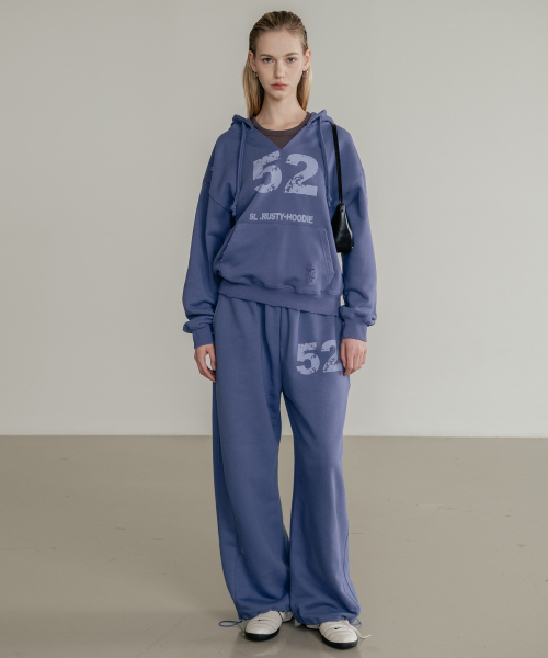 SSIN AND LEE（シンアンドリー）の「(UNI) ラスティコットンスウェットパンツブルー（スウェットパンツ・レディース・その他・SMALL/MEDIUM/LARGE）」の3枚目の写真