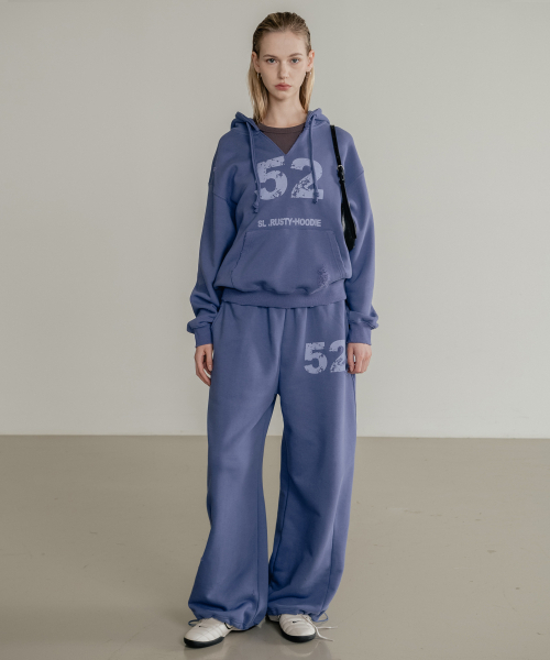 SSIN AND LEE（シンアンドリー）の「(UNI) ラスティコットンスウェットパンツブルー（スウェットパンツ・レディース・その他・SMALL/MEDIUM/LARGE）」の6枚目の写真