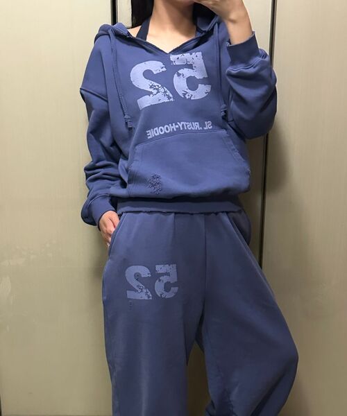 SSIN AND LEE（シンアンドリー）の「(UNI) ラスティコットンスウェットパンツブルー（スウェットパンツ・レディース・その他・SMALL/MEDIUM/LARGE）」の10枚目の写真