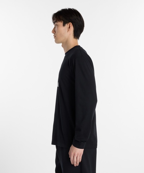 NEW BALANCE(ニューバランス)の「大谷翔平オールウェイズオンロゴ長袖Tシャツ(Tシャツ/カットソー・メンズ・ネイビー/ホワイト/ブラック・SMALL/MEDIUM/LARGE/X-LARGE/XX-LARGE/XXX-LARGE)」の10枚目の写真