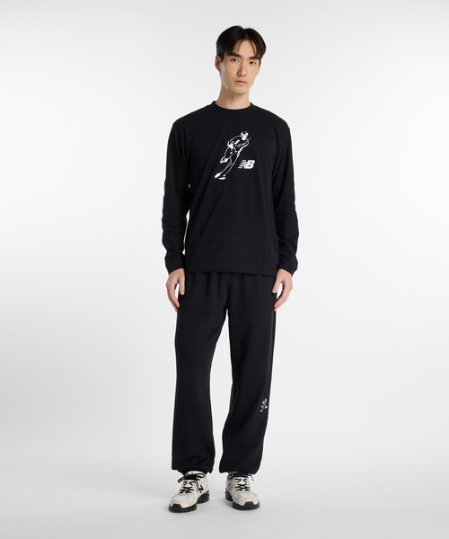 NEW BALANCE(ニューバランス)の「大谷翔平オールウェイズオンロゴ長袖Tシャツ(Tシャツ/カットソー・メンズ・ネイビー/ホワイト/ブラック・SMALL/MEDIUM/LARGE/X-LARGE/XX-LARGE/XXX-LARGE)」の15枚目の写真