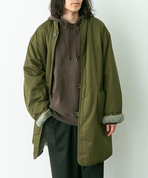 ARMY TWILL(アーミーツイル)の「ARMY TWILL Twill Reversible Coat(その他アウター・メンズ・カーキ/ブラック/ベージュ・LARGE/MEDIUM/SMALL)」の18枚目の写真