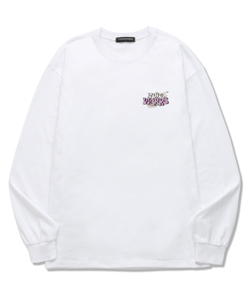 VANNWORKS(バンワークス)の「グラビティスモールロゴ ロングスリーブ (VLS0065) ホワイト(Tシャツ/カットソー・レディース・その他・MEDIUM/LARGE/X-LARGE/XX-LARGE/SMALL)」の1枚目の写真