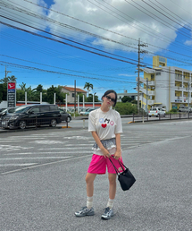 COCOMOCO（ココモコ）の「[ADULT] パレットナイロンクールパンツ_パンチピンク（その他パンツ）」