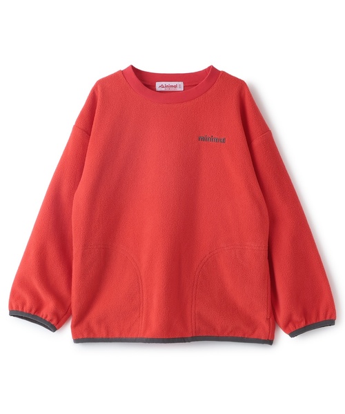 minimal（ミニマル）の「フリースプルオーバー（スウェット・キッズ・マジェンタ/ラベンダー/チャコール/ミント/オフホワイト/ダークオレンジ・100cm/110cm/130cm/90cm/120cm/140cm）」の6枚目の写真