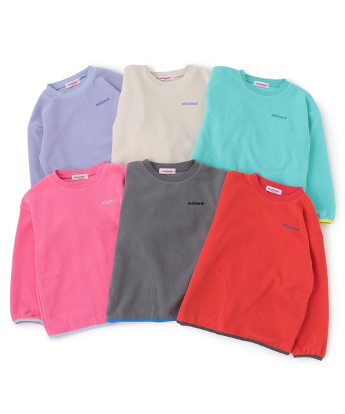 minimal（ミニマル）の「フリースプルオーバー（スウェット・キッズ・マジェンタ/ラベンダー/チャコール/ミント/オフホワイト/ダークオレンジ・100cm/110cm/130cm/90cm/120cm/140cm）」の19枚目の写真