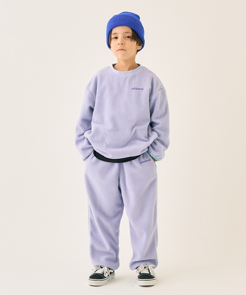 minimal（ミニマル）の「フリースプルオーバー（スウェット・キッズ・マジェンタ/ラベンダー/チャコール/ミント/オフホワイト/ダークオレンジ・100cm/110cm/130cm/90cm/120cm/140cm）」の12枚目の写真