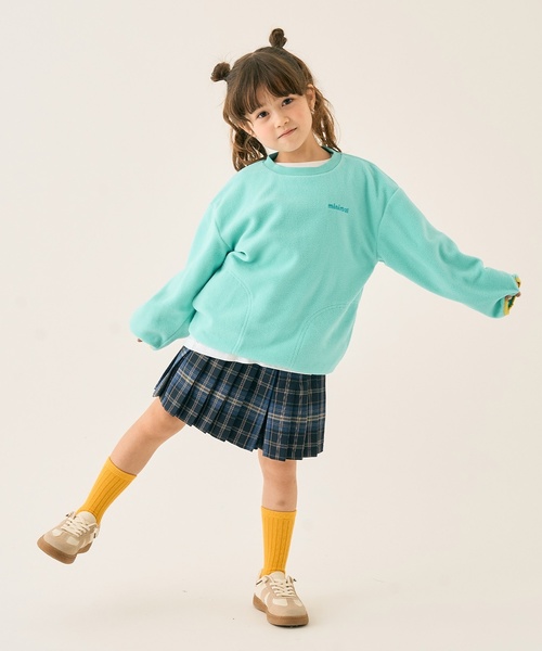 minimal（ミニマル）の「フリースプルオーバー（スウェット・キッズ・マジェンタ/ラベンダー/チャコール/ミント/オフホワイト/ダークオレンジ・100cm/110cm/130cm/90cm/120cm/140cm）」の8枚目の写真