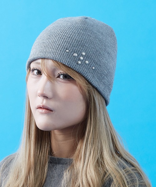 improves(インプローブス)の「スタッズ ニットキャップ(ニットキャップ/ビーニー・メンズ・ブラック/グレー/ホワイト・FREE)」の10枚目の写真