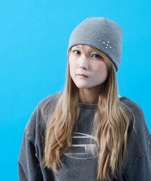 improves(インプローブス)の「スタッズ ニットキャップ(ニットキャップ/ビーニー・メンズ・ブラック/グレー/ホワイト・FREE)」の11枚目の写真