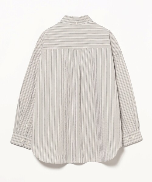 BEAMS BOY(ビームスボーイ)の「ドビー ストライプ ビッグ BDシャツ(シャツ/ブラウス・レディース・イエロー/グレー/ピンク・ONE SIZE)」の20枚目の写真