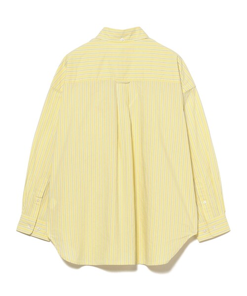 BEAMS BOY（ビームスボーイ）の「ドビー ストライプ ビッグ BDシャツ（シャツ/ブラウス・レディース・イエロー/グレー/ピンク・ONE SIZE）」の11枚目の写真