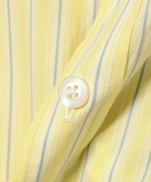 BEAMS BOY（ビームスボーイ）の「ドビー ストライプ ビッグ BDシャツ（シャツ/ブラウス・レディース・イエロー/グレー/ピンク・ONE SIZE）」の12枚目の写真
